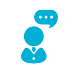 会話アイコン。